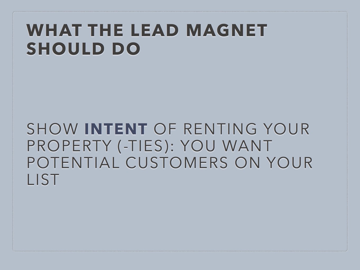 vacation rental marketing lead magnet