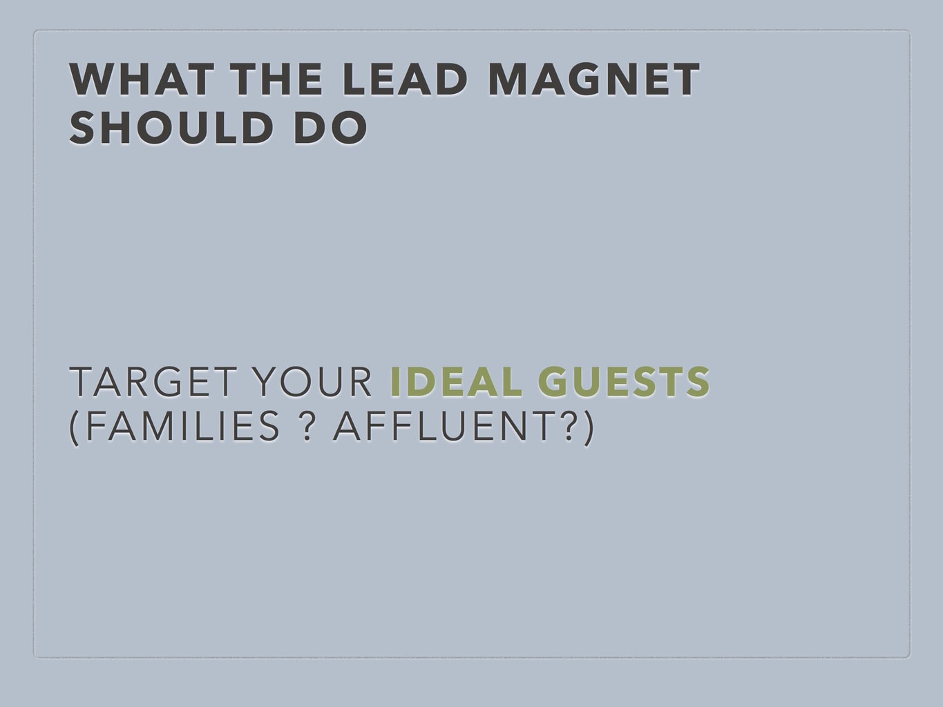 vacation rental marketing lead magnet 5