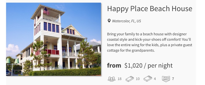 niche vacation rental listing sites