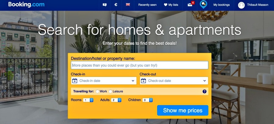 booking.com homes apartments holiday rentals