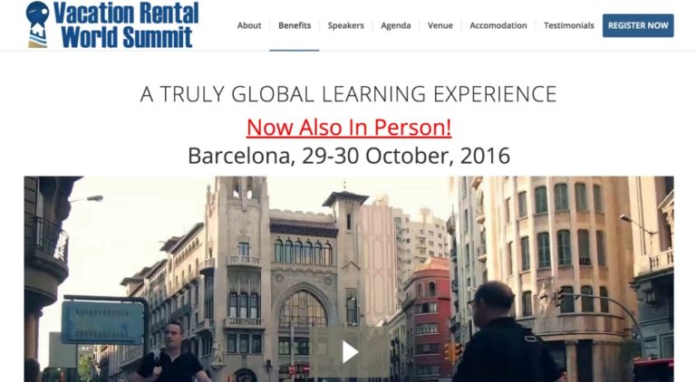 Home - Français 40 Pourquoi vous devriez assister au Vacation Rental World Summit 2016