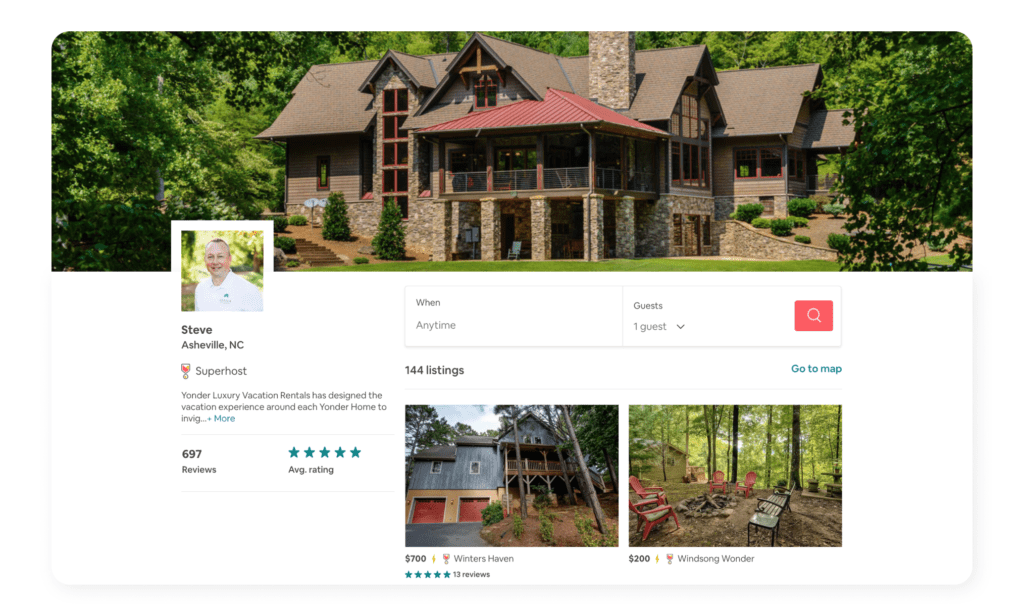 airbnb pro marketing page for property managers