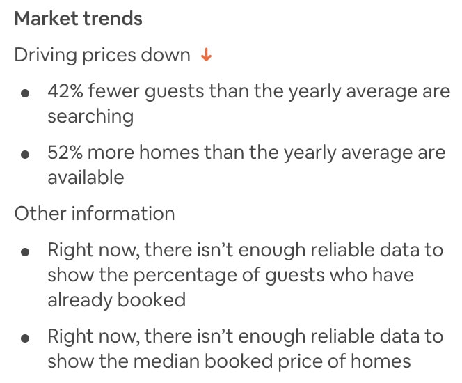 Coronavirus crisis makes dynamic and smart pricing not reliable. Which metrics and tools can you still use to see current patterns and forecast Recovery? 1 airbnb smart pricing in coronavirus
