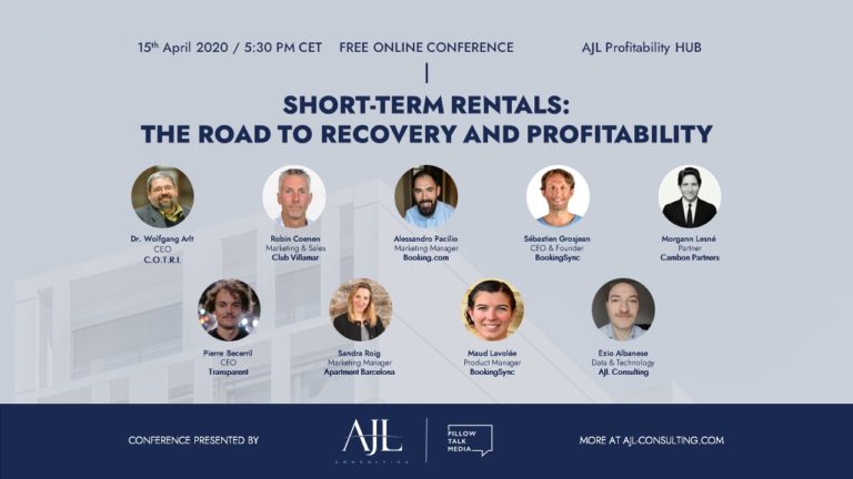 AJL PROFITABILITY HUB, la conférence en ligne sur la location de vacances de Simon Lehmann avec 9 experts