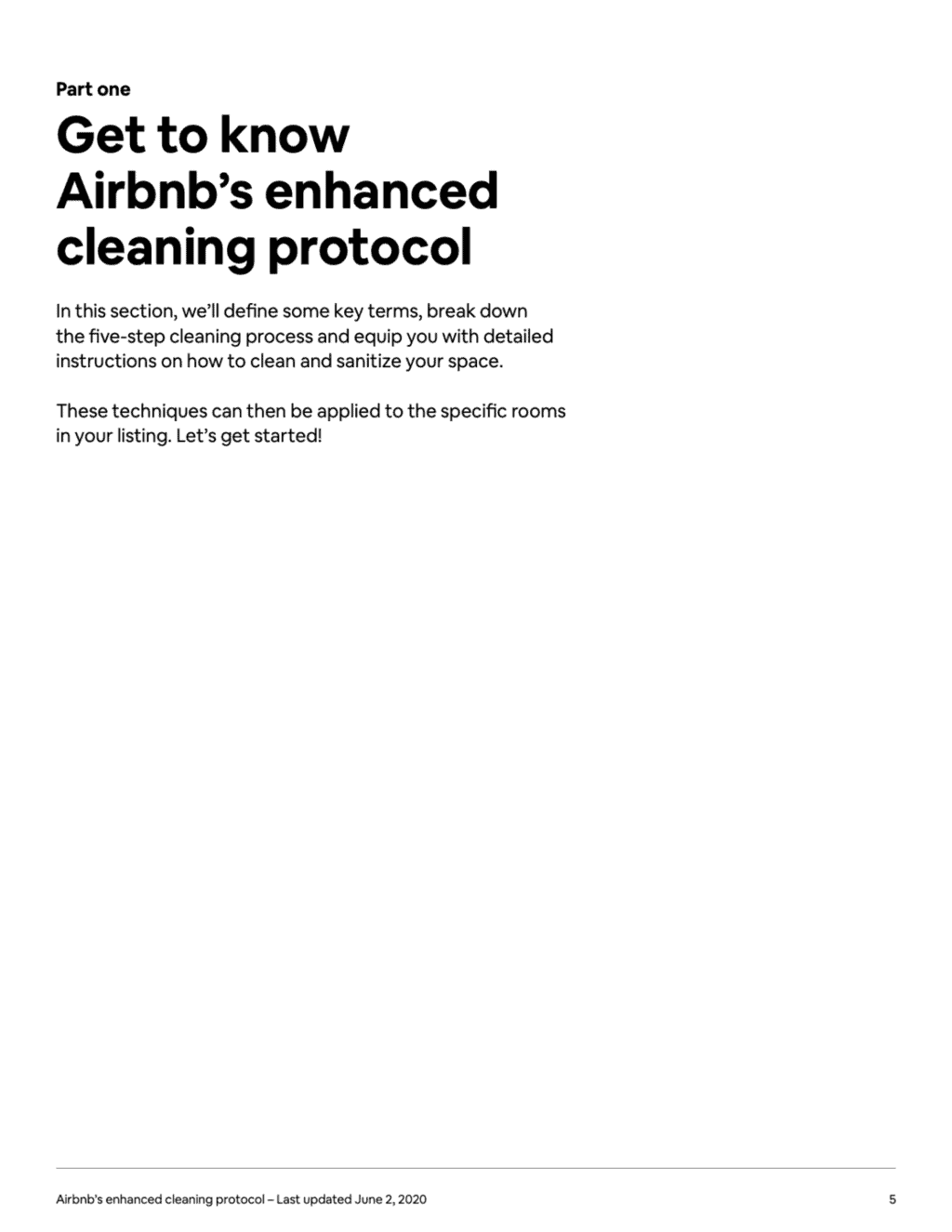 The Airbnb Cleaning Handbook Airbnb's manual to its Enhanced Cleaning