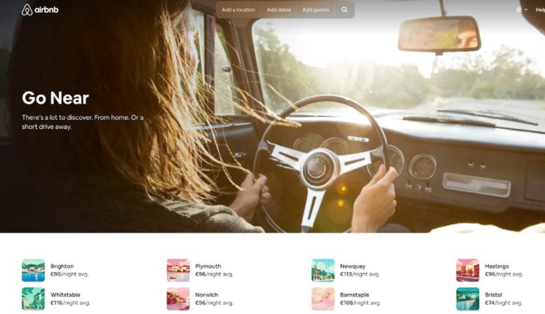 Campagne Airbnb Go Near : un effort mondial pour promouvoir les voyages domestiques et la location de vacances