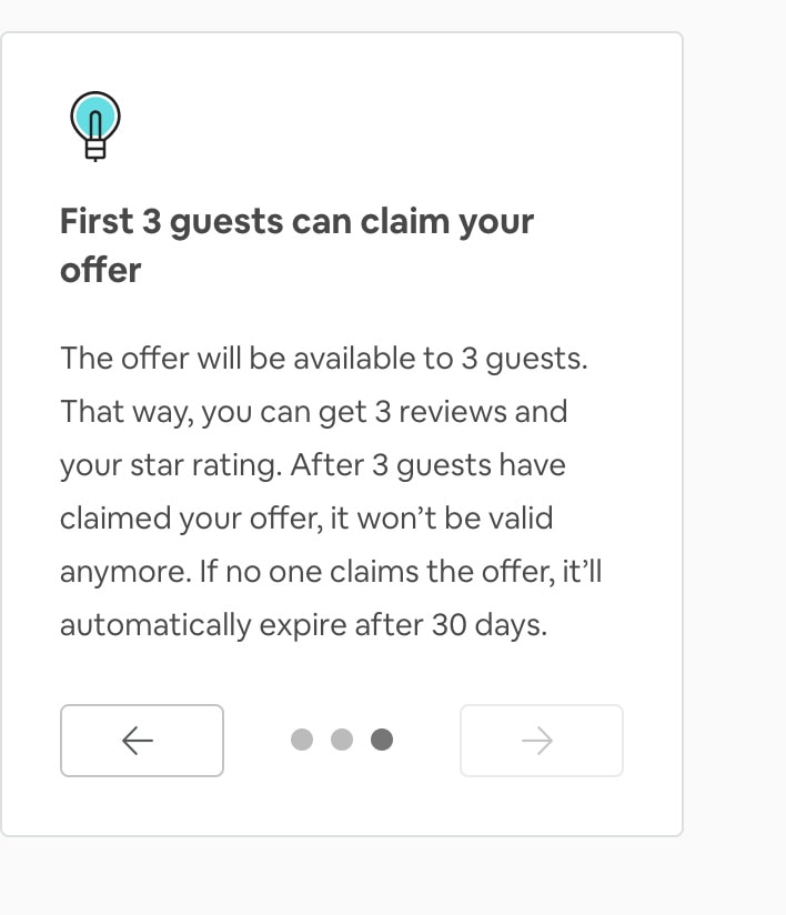  Airbnb’s New Listing Promotion