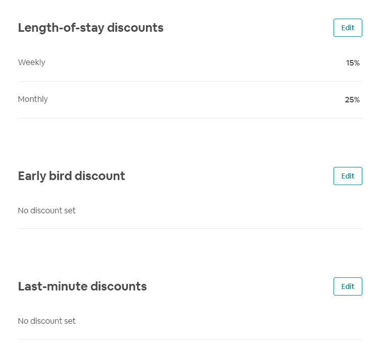 airbnb discount options