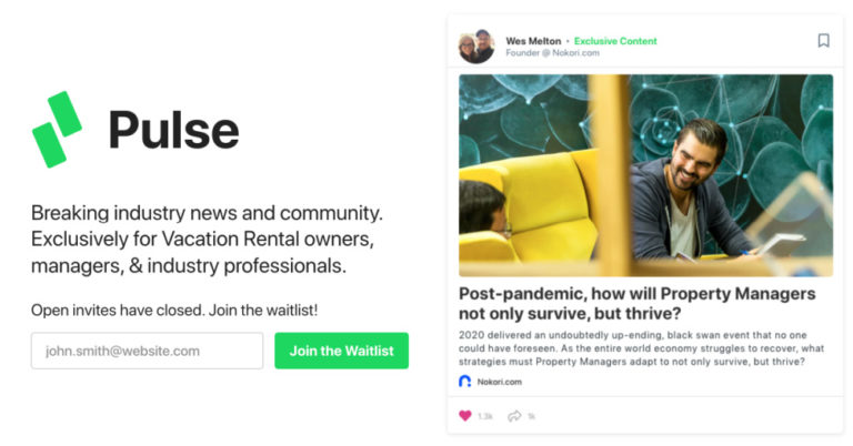 Home - Français 54 Nokori Pulse, le nouveau site d’actualités et de communauté de l’industrie de la location saisonnière lancé par Wes Melton