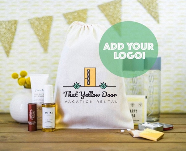 How to use Etsy to find great-looking Airbnb welcome books, house signs, and printables 7 Airbnb-home-space-welcome-set-welcome-package-soap-shower-gel-water-bottle-shampoo-hospitable