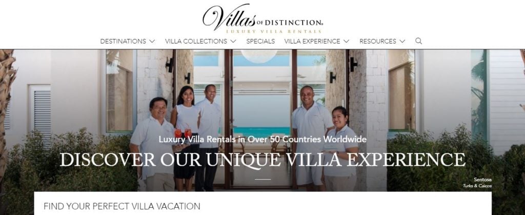 Rental Scale-Up's Ultimate List of Luxury Vacation Rental Websites - Villas of Distinction