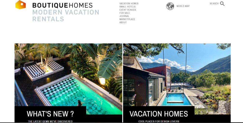 Rental Scale-Up's Ultimate List of Luxury Vacation Rental Websites - Boutique Homes