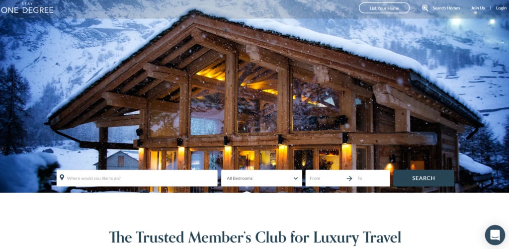 Rental Scale-Up's Ultimate List of Luxury Vacation Rental Websites - Stay One Degree