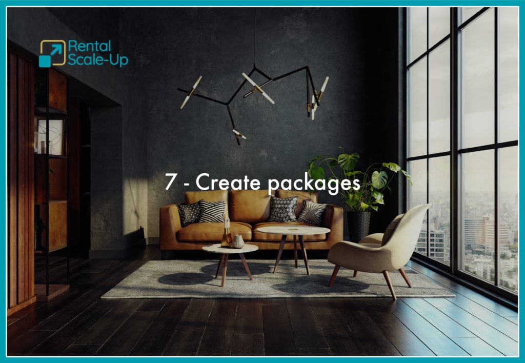 15 things to do today to get more low season vacation rental bookings 7 Create packages to get more vacation rental bookings