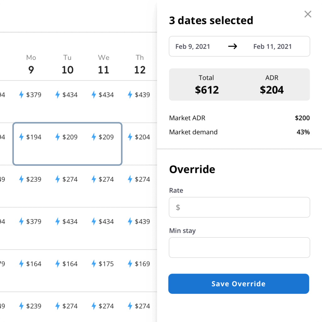ART Review: Competitive nightly pricing with Rented's new pricing tool 2 ART rented dynamic pricing tool for vacation rentals
