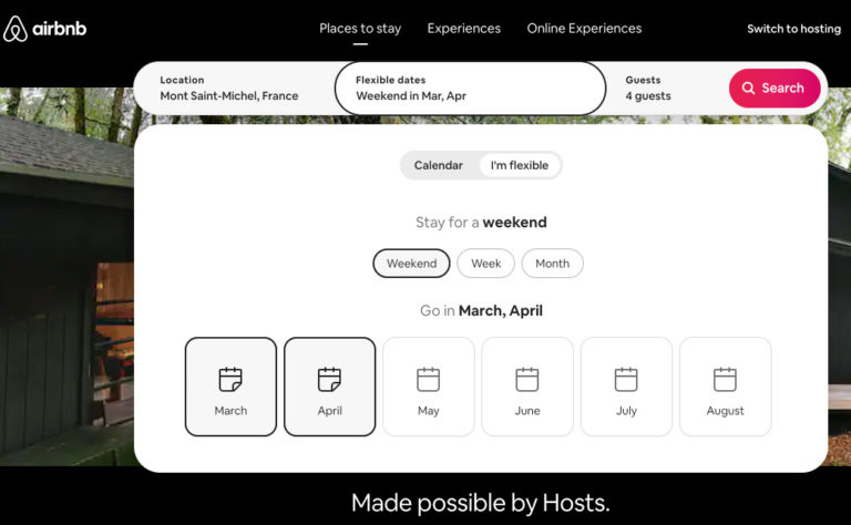Home - Français 49 Airbnb Dates flexibles, une astuce de recherche qui donne plus de visibilité aux séjours longs
