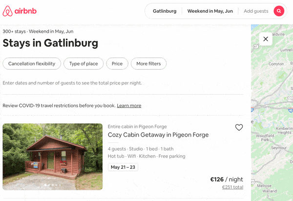 Airbnb Flexible Dates, a search hack that gives more visibility to longer stays 2 Airbnb flexible dates search hack