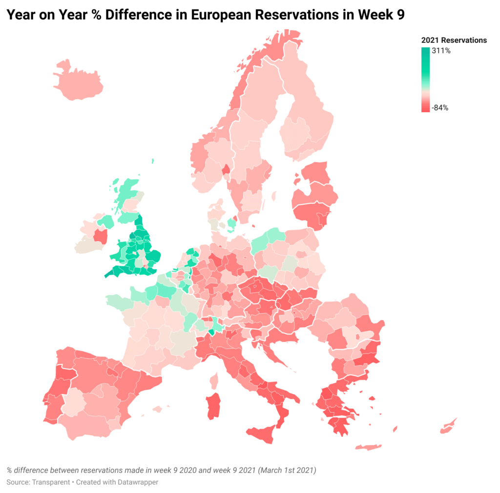 UK holiday rental reservation boom creates optimism for European holiday rental market 2 european holiday rental market data 2021