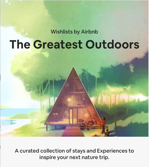 Airbnb The Greatest Outdoors