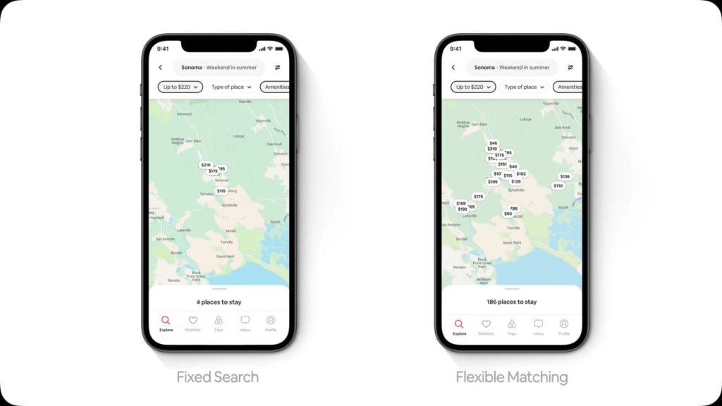 airbnb flexible matching search feature upgrade