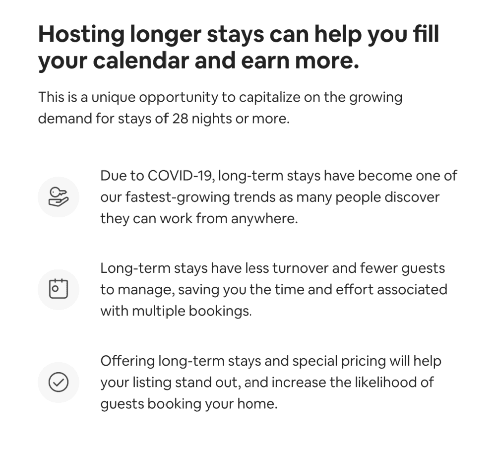 airbnb long stay pricing tool