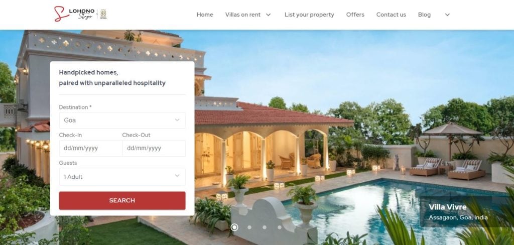 lohono stays by isprava luxury villa rental in india