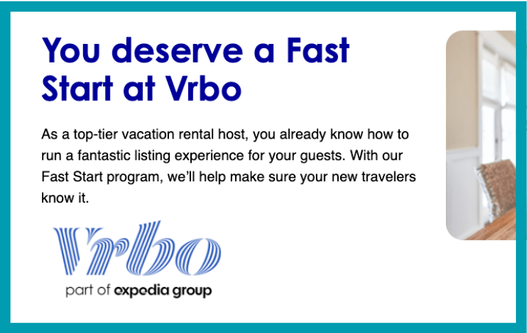 vrbo fast start