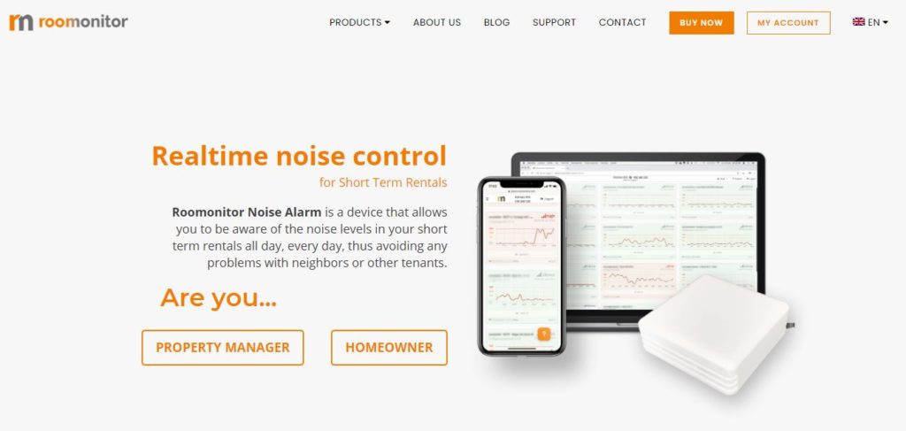 roomonitor vacation rental noise monitoring