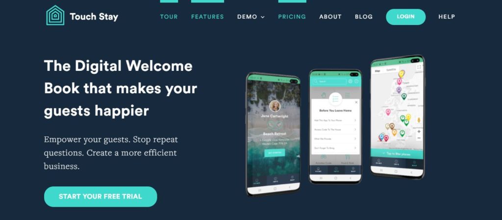Touch Stay: Digital guides that shape a positive guest experience early on 1 Touch Stay Digital Welcome Guide for vacation rentals