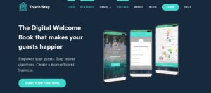 Touch Stay Digital Welcome Guide for vacation rentals