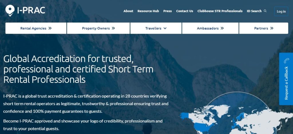 I-PRAC accreditation for short term rental accommodations