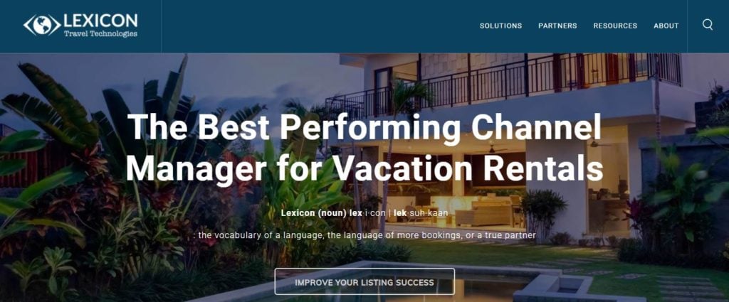 Lexicon Travel Technologies for vacation rentals