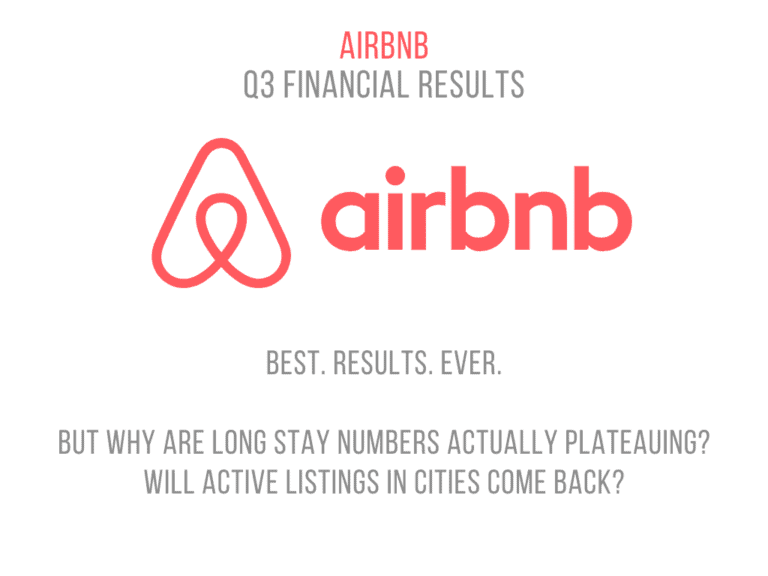 Airbnb Best financial results ever. But why are long stays plateauing