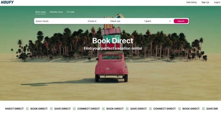 Home - Français 40 Comment Houfy construit une OTA Book Direct.