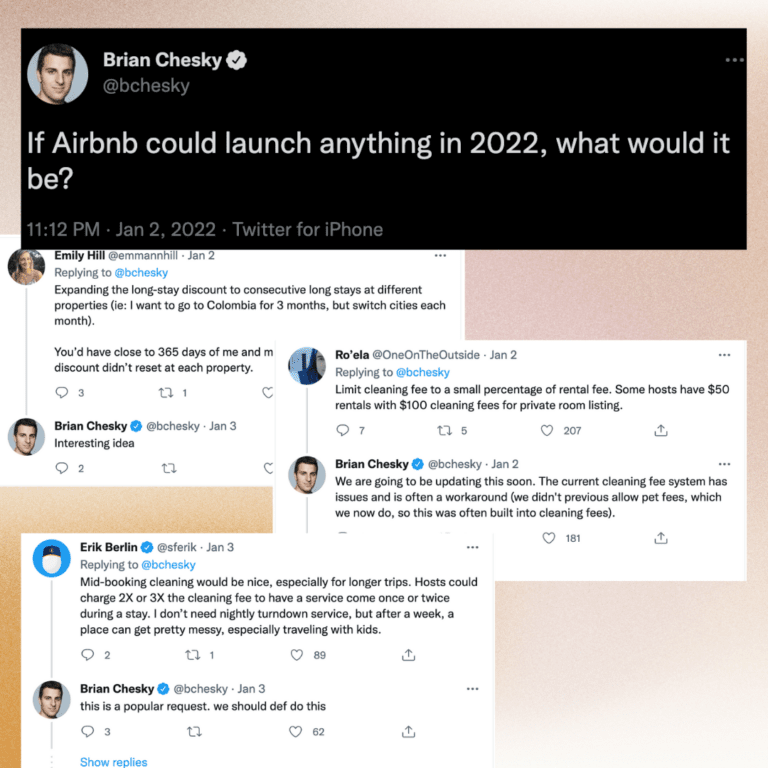 Home - Français 48 Brian Chesky vous demande : Si Airbnb pouvait lancer n’importe quoi en 2022, qu’est-ce que ce serait ?