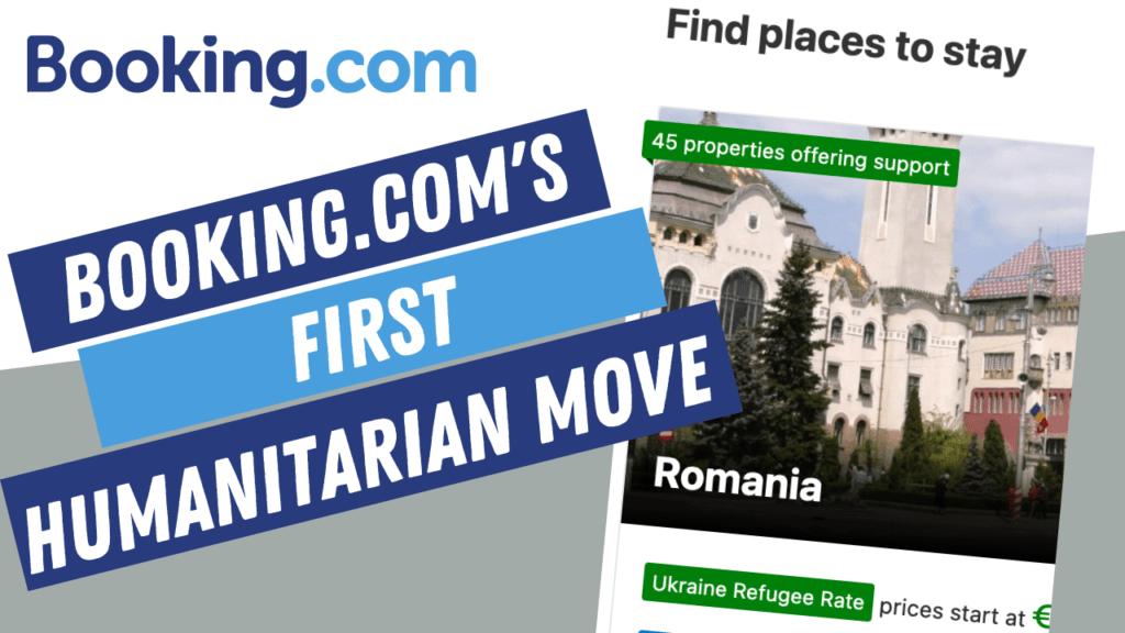 booking.com Ukraine refugee rate