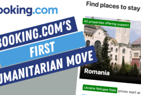 booking.com Ukraine refugee rate