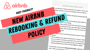 New Airbnb Rebooking and Refund Policy