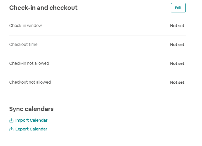 Import or Export Airbnb Calendar from the Availability settings in the Host dashboard