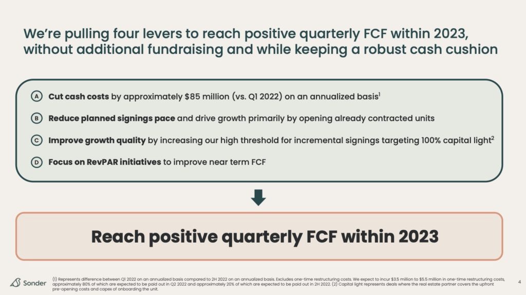 sonder cash flow plan