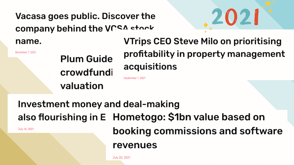 Want to buy/sell your short-term rental company or attract investors? Here's what you need to know. 1 vacation rental funding news and trends