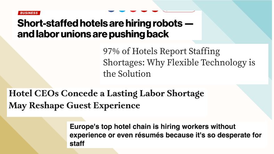 News about labor shortages in the vacation rental industry