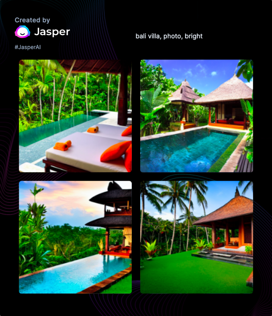 bali photos generated by ai