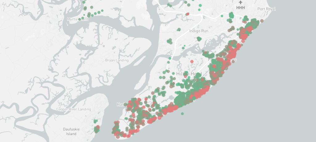 Top US vacation rental markets hit by Hurricane Ian (maps), Steve Milo reports from Florida, Airbnb not to refund guests. 4 Hilton Head Island hurricane ian airbnb