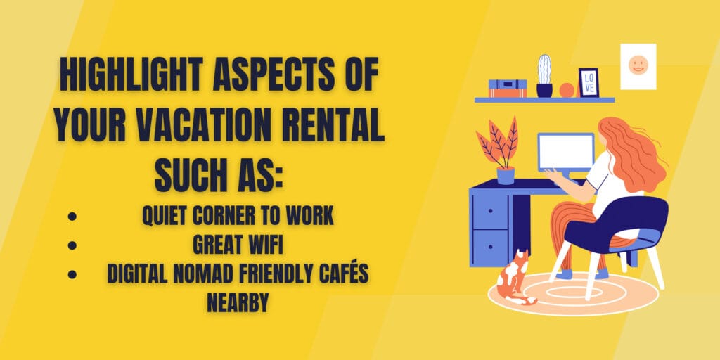 how to attract remote workers to your vacation rental