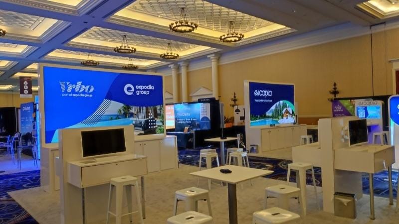 Takeaways from the 2022 VRMA International conference in Las Vegas 2 Vrbo booth at VRMA International
