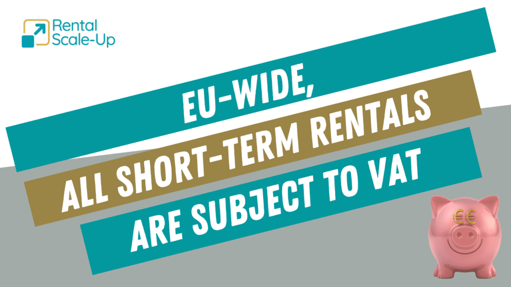 eu vat rules for vacation rentals