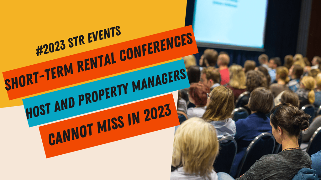 Short-term rental conferences 2023 for hosts and property managers