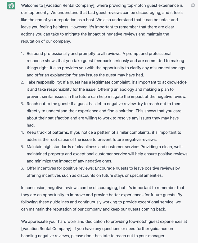 ChatGPT Prompts for Vacation Rental Managers: Combine content, SEO, and formatting 6 ChatGPT prompts for Airbnb managers