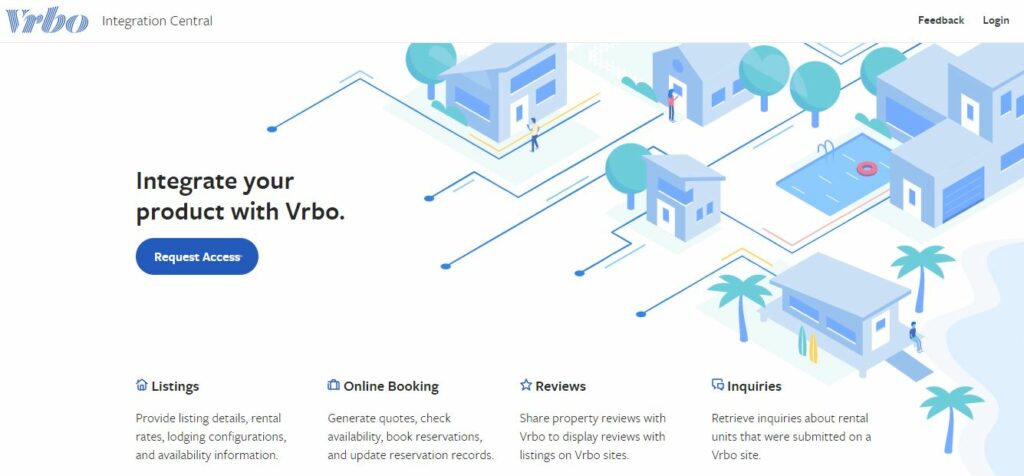 Vrbo Integration Central for software partners